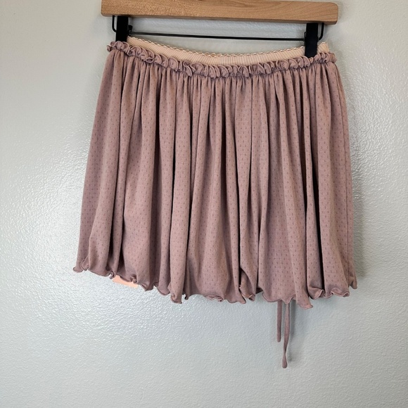 LaceMade Miss Taro Knit Skort Mauve/Pink size Large | Balletcore | Coquettecore - Picture 4 of 7